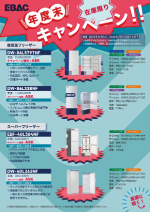【EBAC】年度末キャンペーン
