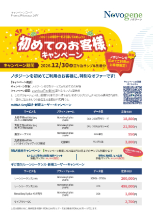 【ノボジーン】初めてのお客様キャンペーン