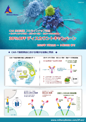 【ミルテニーバイオテク】CAR検出試薬30％OFFキャンペーン